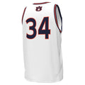 Custom #34 White Basketball Shirt Top