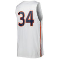 Custom #34 White Basketball Shirt Top