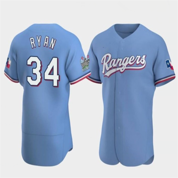Custom #34 Blue LAD Baseball Shirt Top