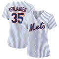 Custom #35 White NYM Baseball Shirt Top