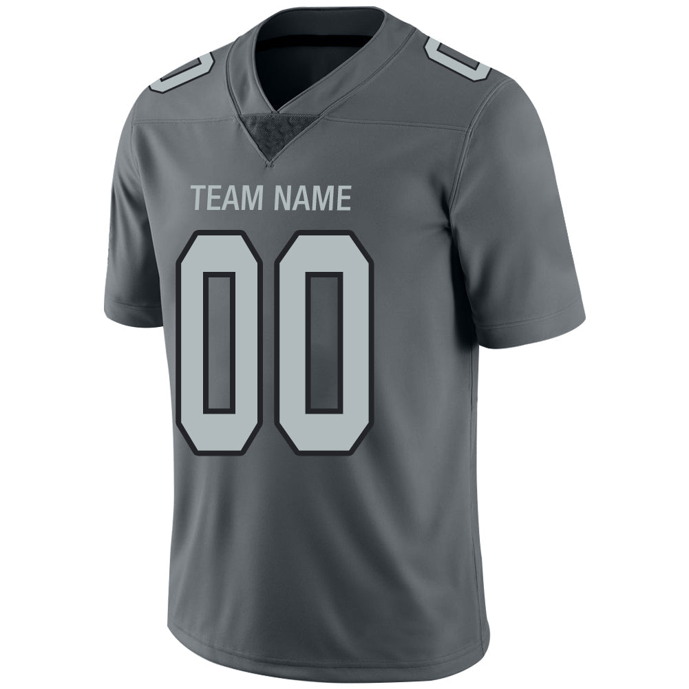 Custom Grey LV Football Shirt Top