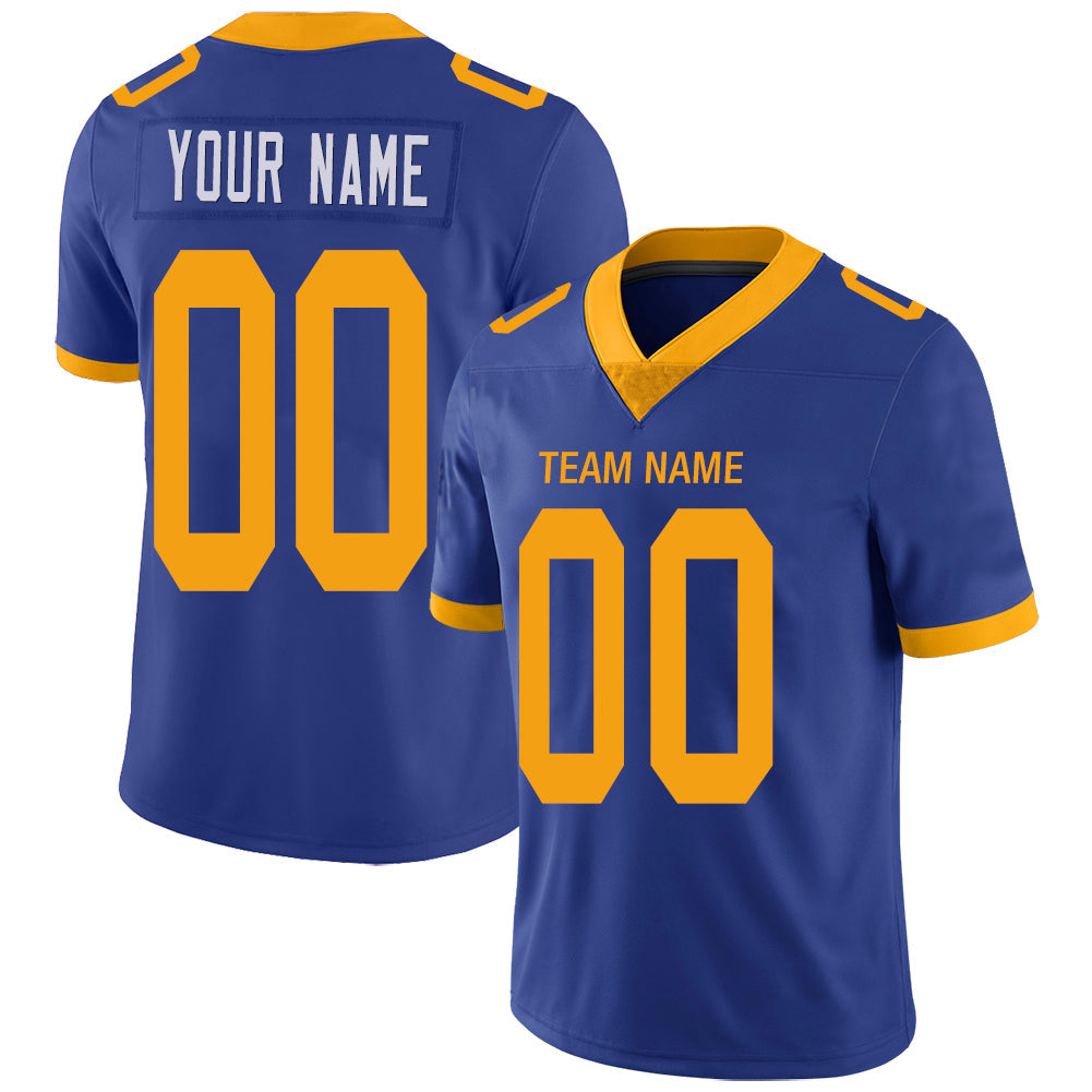 Custom Powder Blue LAC Football Shirt Top