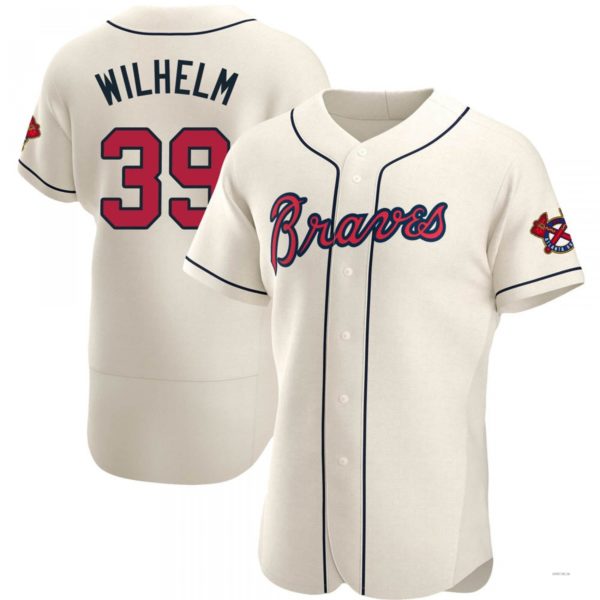 Custom #39 Cream ATL Baseball Shirt Top