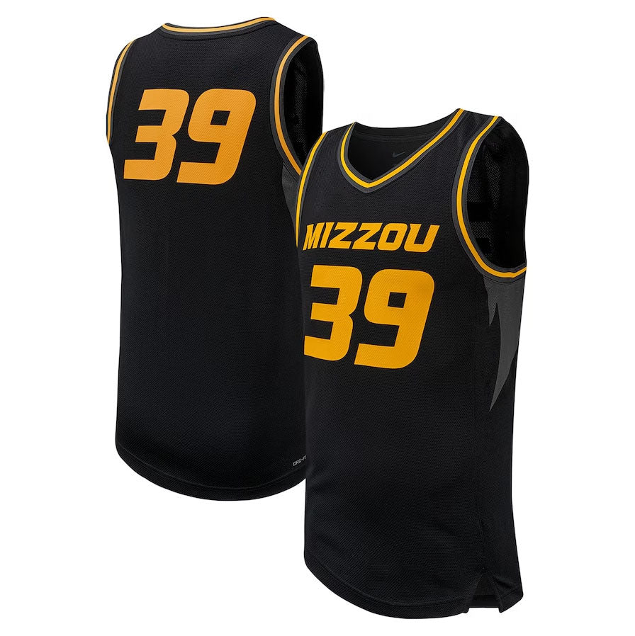 Custom #39 Black Basketball Shirt Top