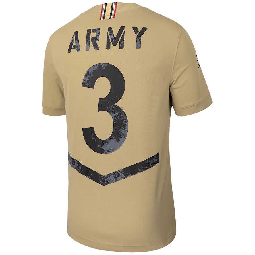 Custom #3 Black 2023 Football Shirt Top