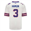 Custom #3 White BUF Football Shirt Top
