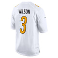 Custom #3 White Throwback PIT Football Shirt Top