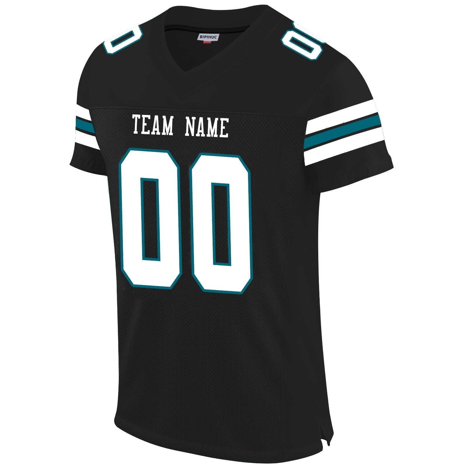 Custom Black JAX Football Shirt Top