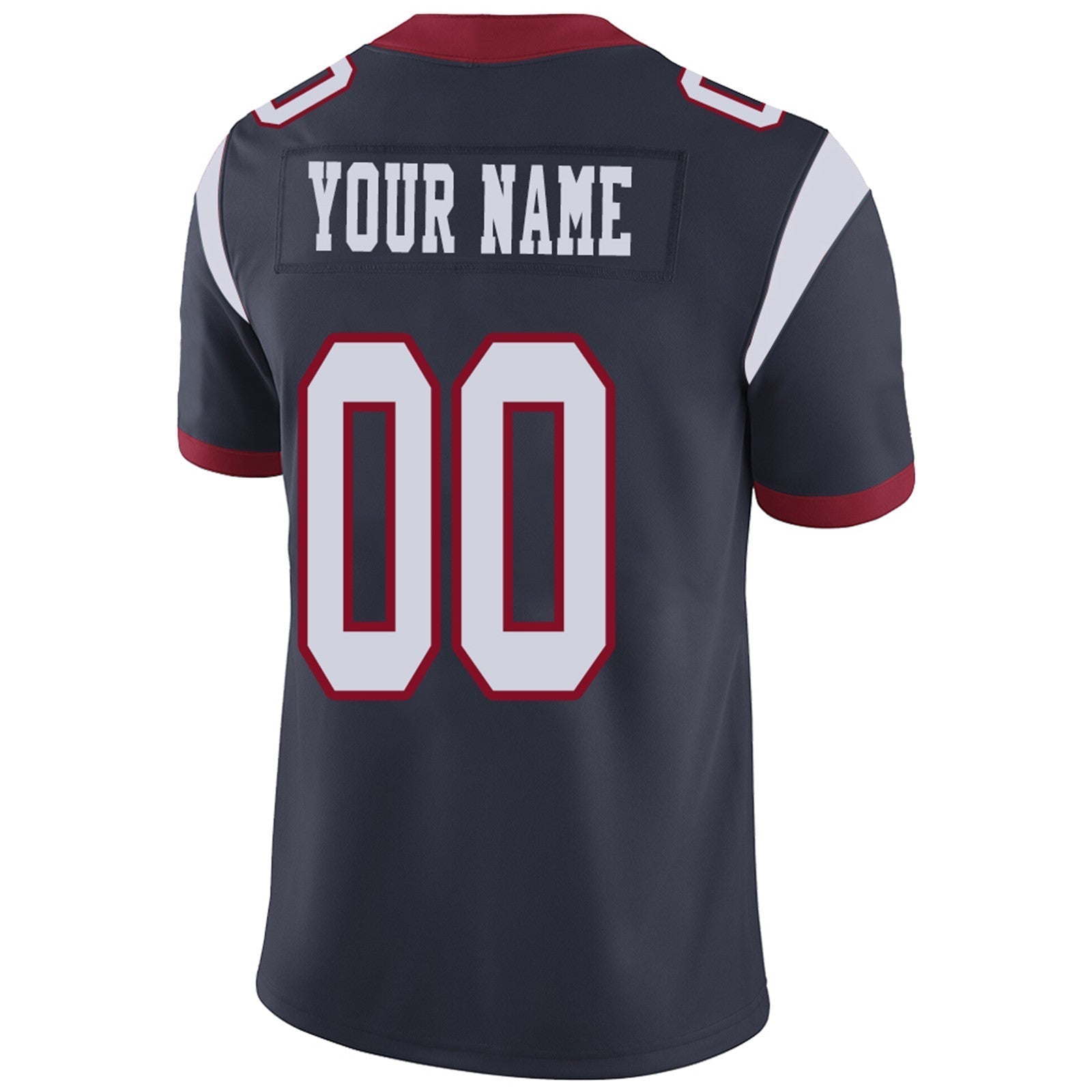 Custom Navy HOU Football Shirt Top