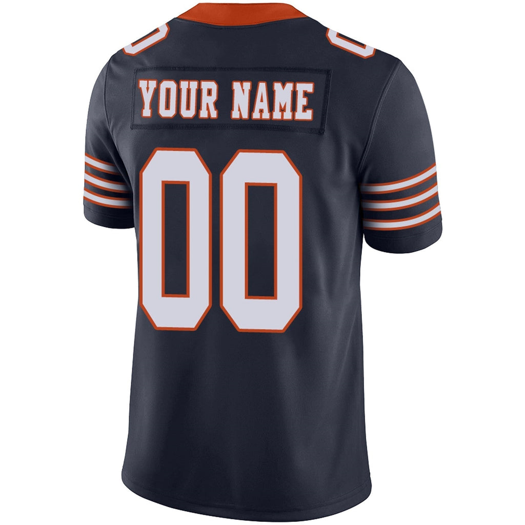Custom Navy CHI Football Shirt Top