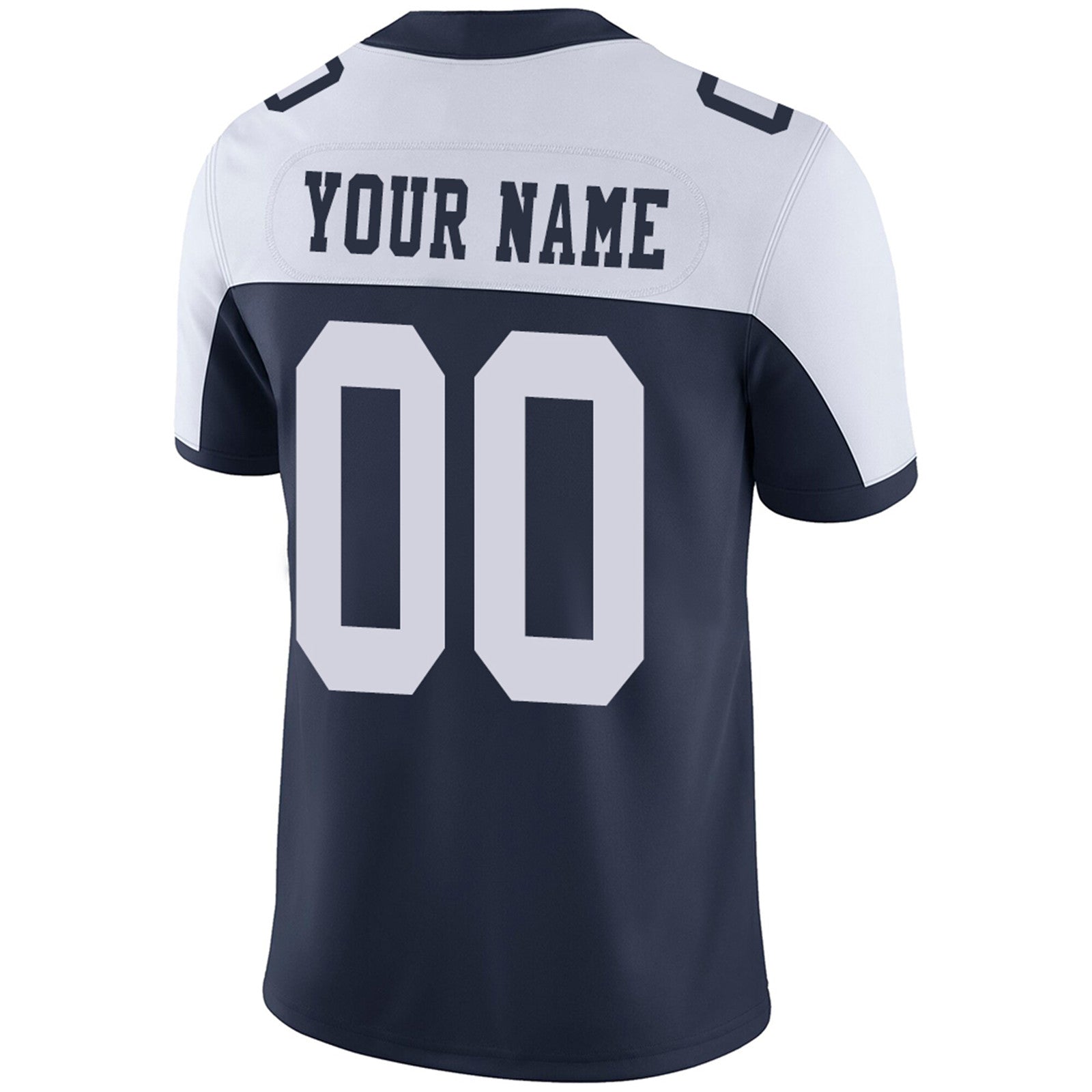 Custom Navy DAL Football Shirt Top