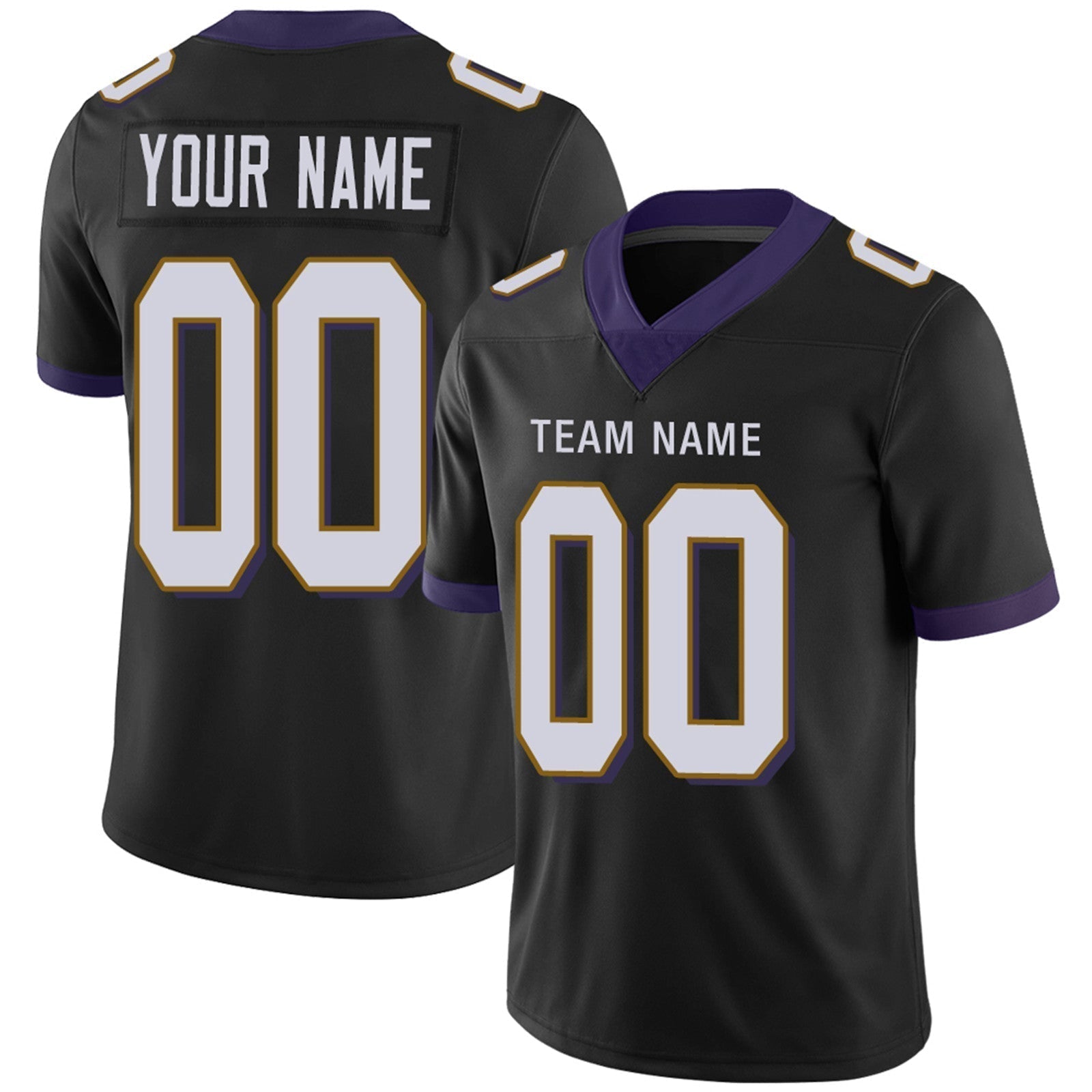 Custom Purple BAL Football Shirt Top
