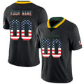 Custom Black GB Football Shirt Top
