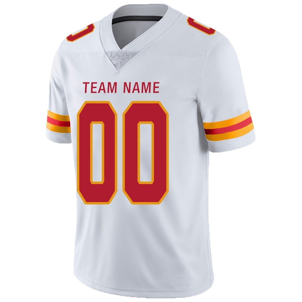 Custom Red KC Football Shirt Top