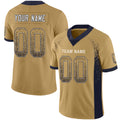 Custom Gold LAC Football Shirt Top