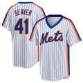 Custom #41 White NYM Baseball Shirt Top