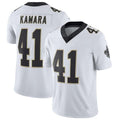 Custom #41 White NO Football Shirt Top