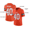 Custom Orange Football Shirt Top