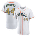 Custom #44 White 2023 HOU Baseball Shirt Top
