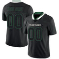 Custom Black NYJ Football Shirt Top