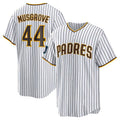 Custom #44 White 2024 SD Baseball Shirt Top
