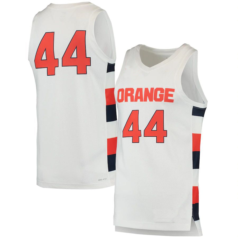 Custom #44 White Basketball Shirt Top