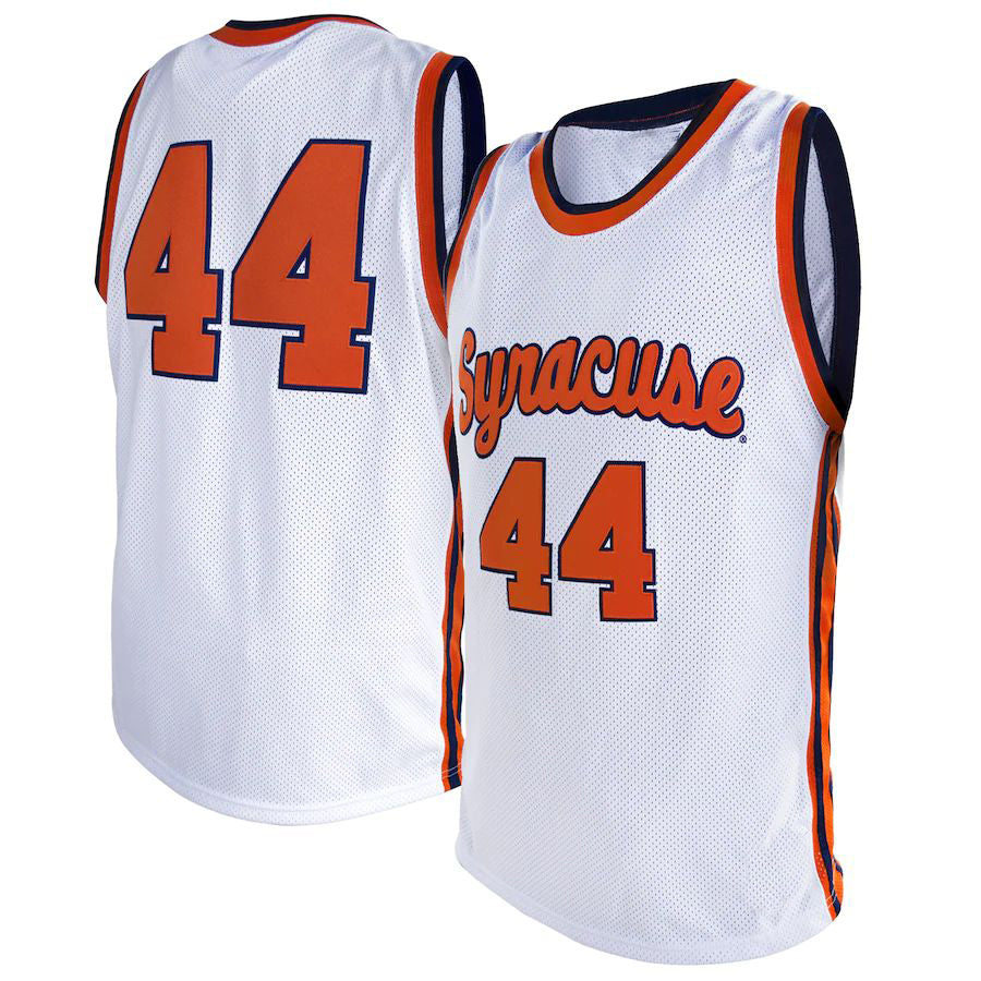 Custom #44 White Retro Basketball Shirt Top