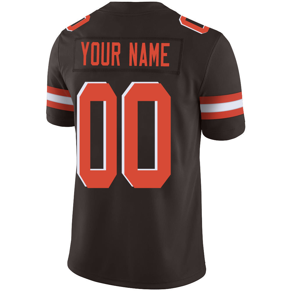 Custom Brown Football Shirt Top