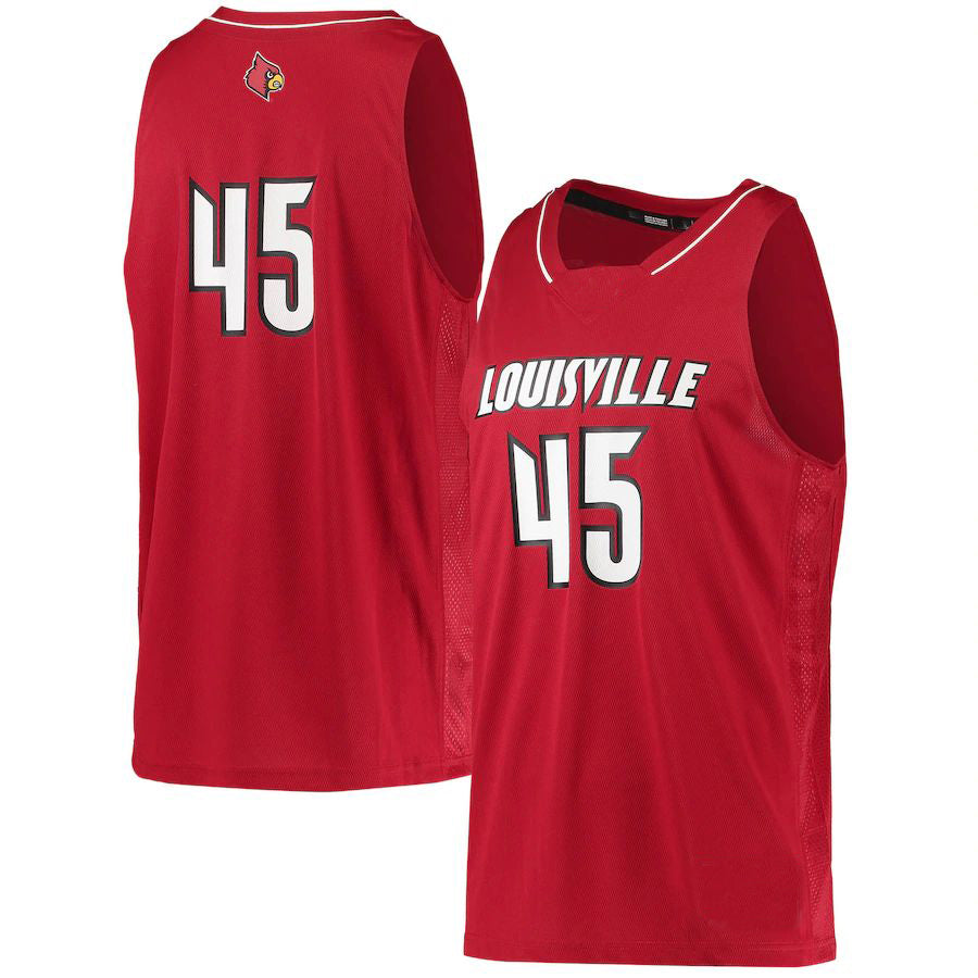 Custom #45 Red Basketball Shirt Top