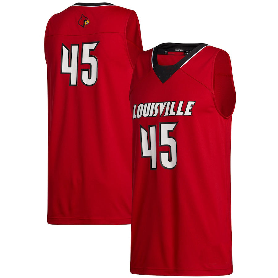 Custom #45 Red Basketball Shirt Top