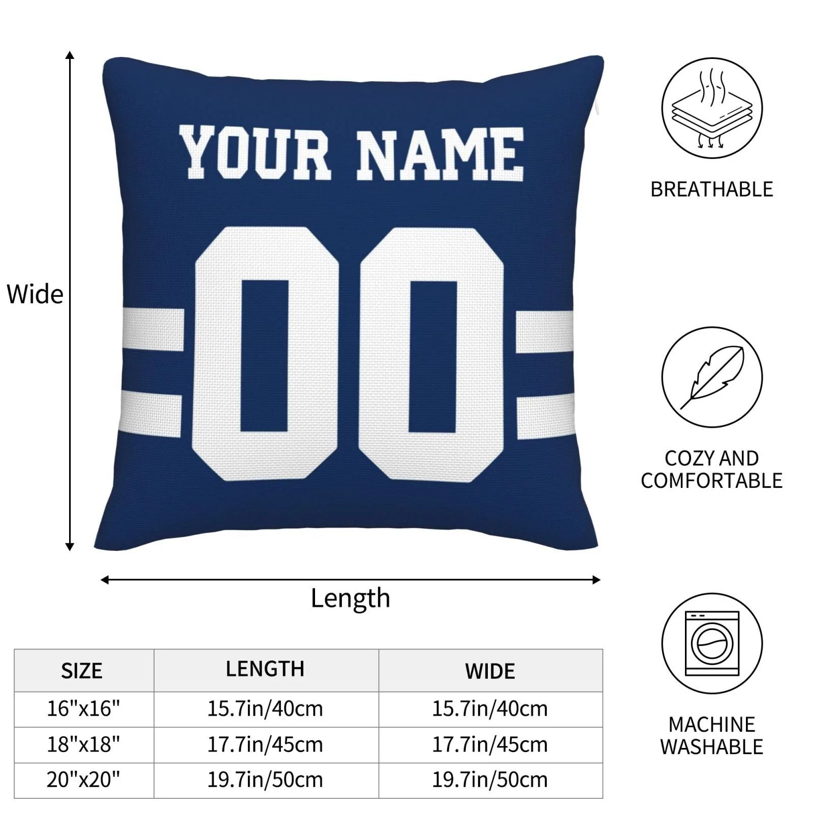 Custom IND Football Shirt Top