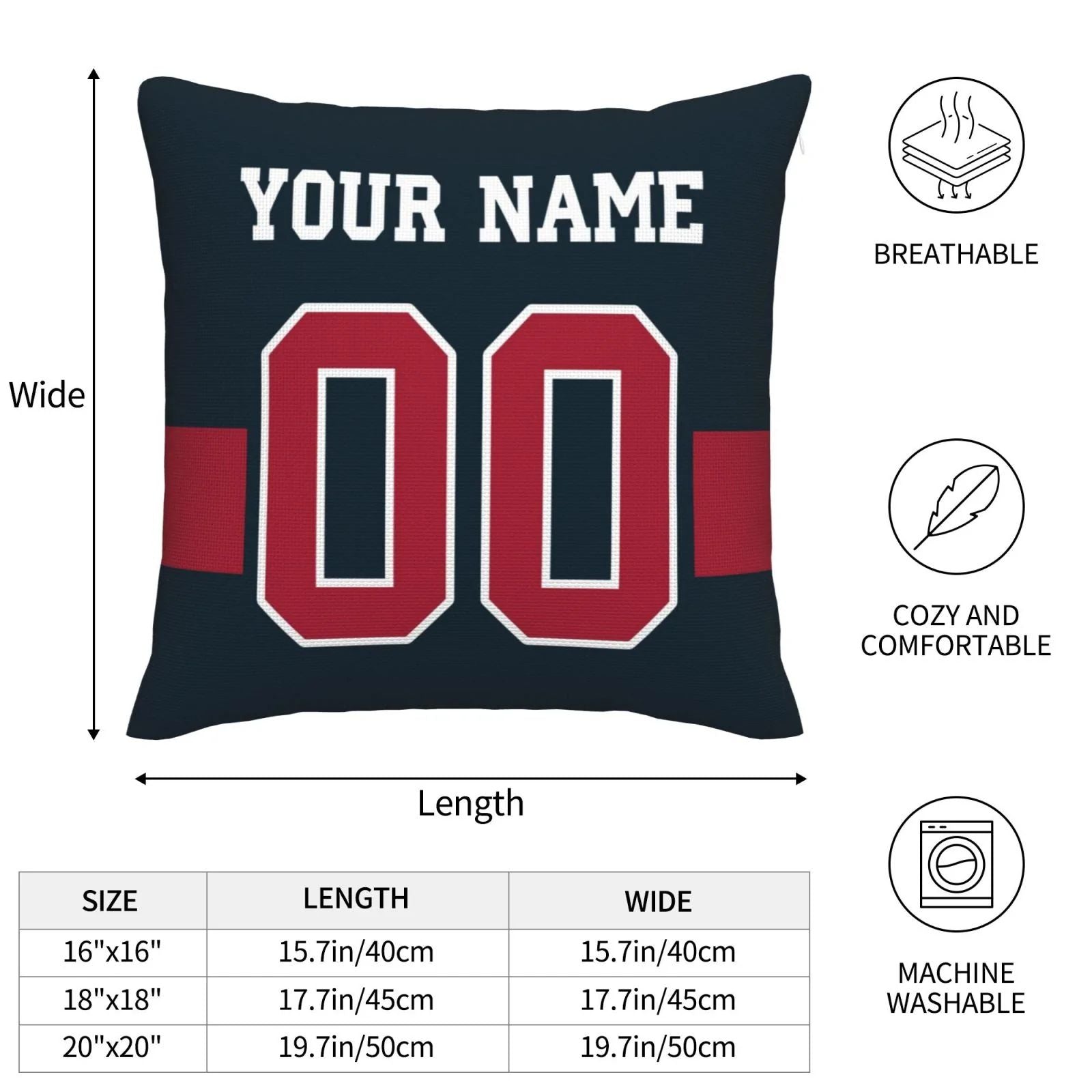 Custom HOU Football Shirt Top