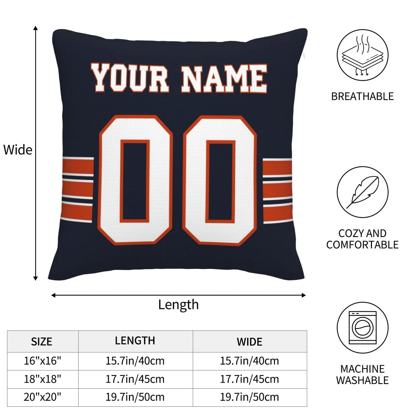 Custom CHI Football Shirt Top
