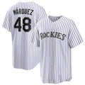 Custom #48 White COL Baseball Shirt Top