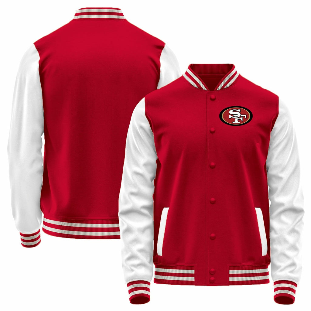 Custom White SF Football Shirt Top