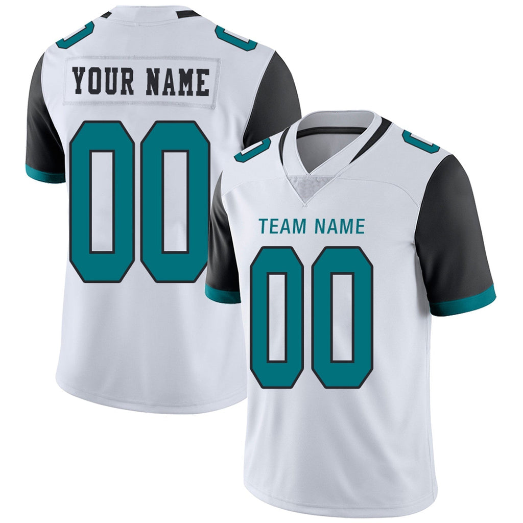 Custom Teal JAX Football Shirt Top
