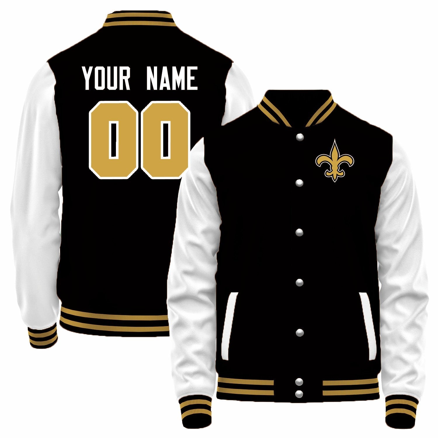 Custom Black NO Football Shirt Top