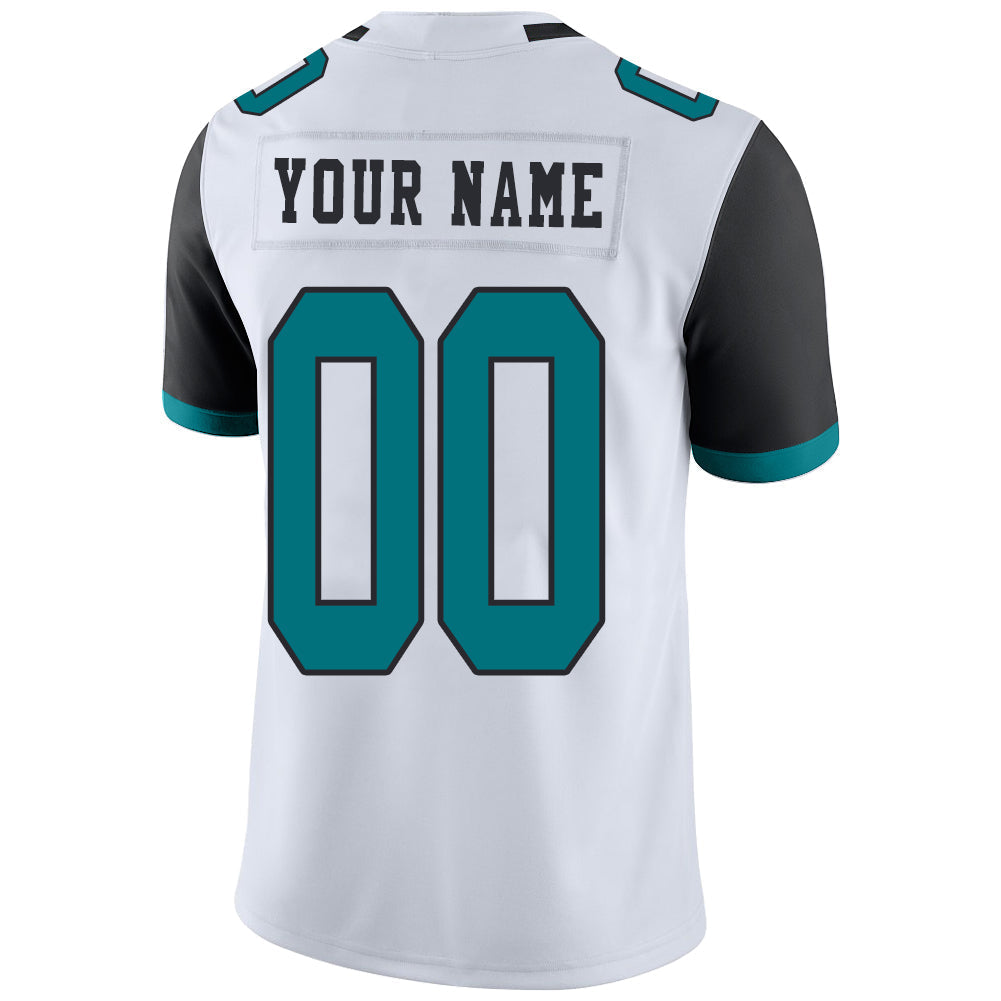 Custom White JAX Football Shirt Top