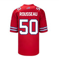 Custom #50 Red BUF Football Shirt Top