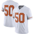 Custom #50 White College Shirt Top