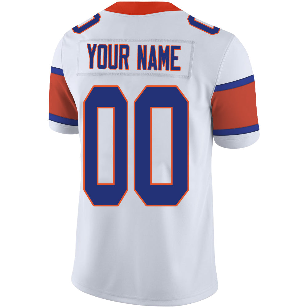 Custom White DEN Football Shirt Top