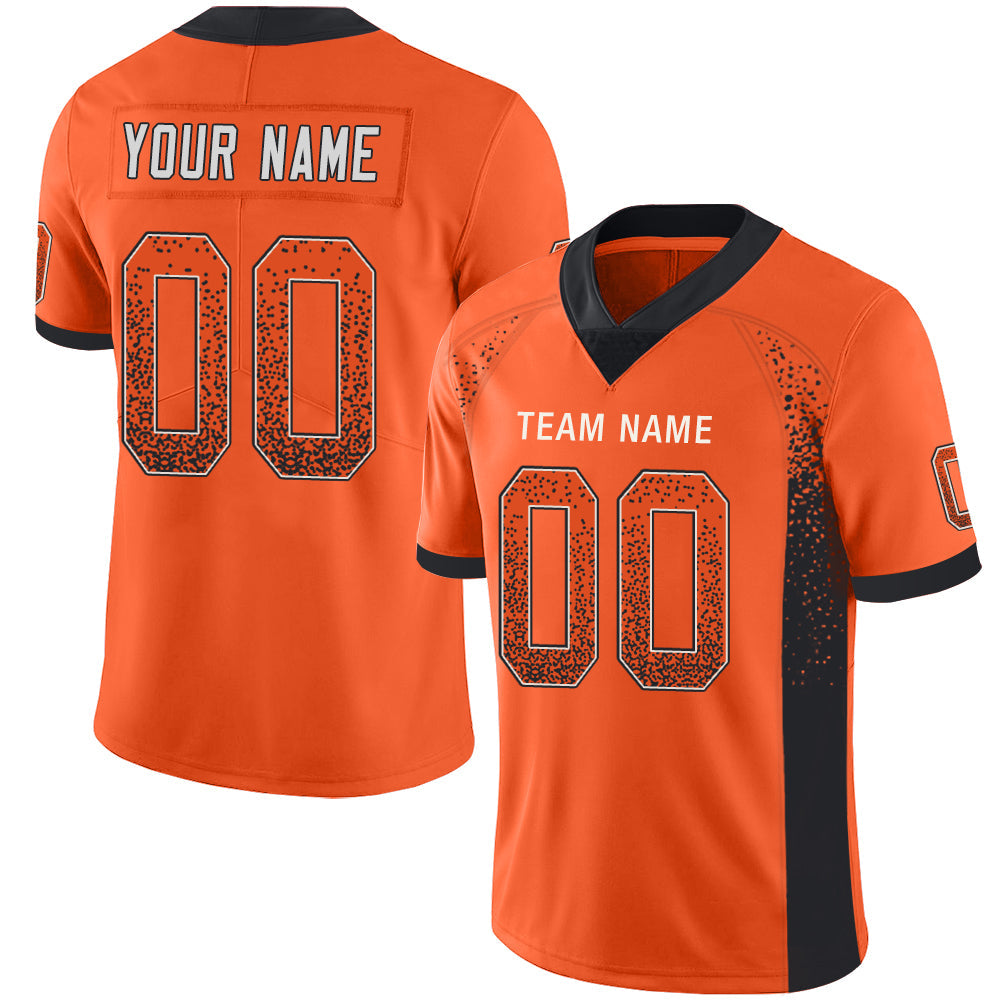 Custom Orange Football Shirt Top