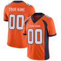 Custom Orange DEN Football Shirt Top