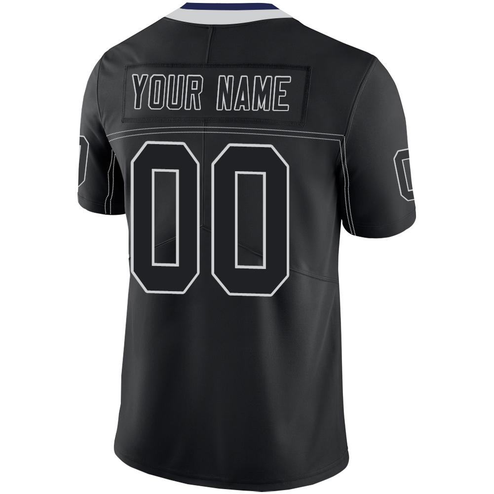 Custom Black DAL Football Shirt Top