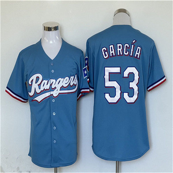 Custom #53 Blue LAD Baseball Shirt Top