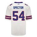 Custom #54 White BUF Football Shirt Top