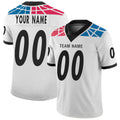 Custom White Football Shirt Top