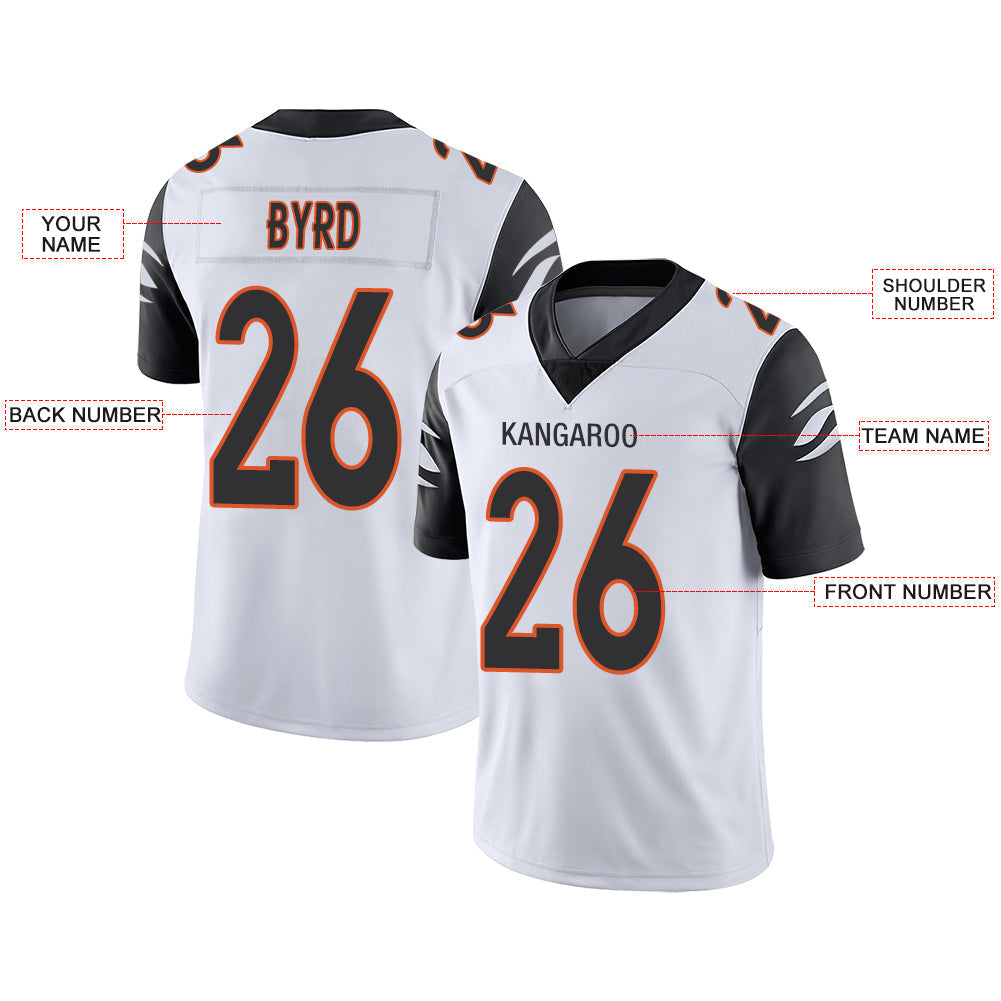 Custom White Football Shirt Top