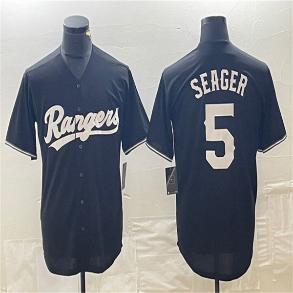 Custom #5 Black LAD Baseball Shirt Top