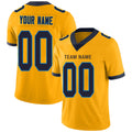 Custom Gold LAC Football Shirt Top